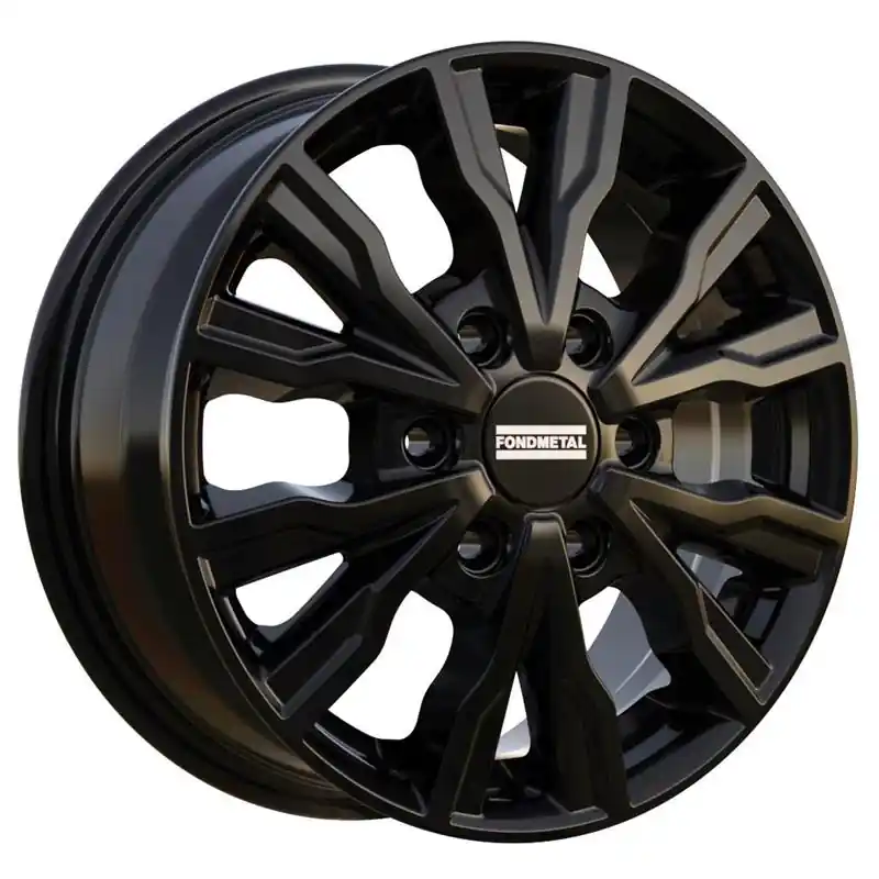 Fondmetal PRO2 Glossy Black J6.5 R16 6X120 ET50 CB74.5 - Hyvin arvosteltu